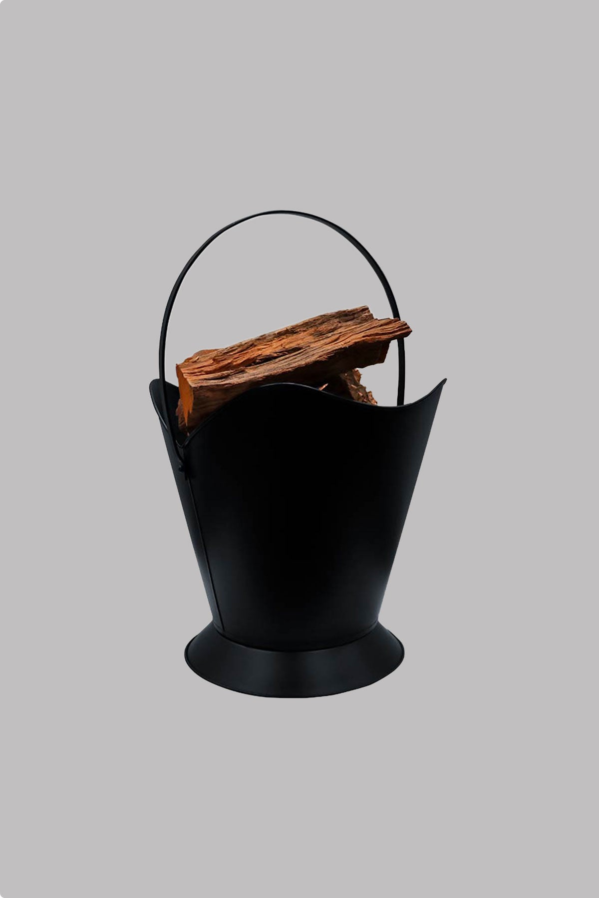 wood bucket, log storage